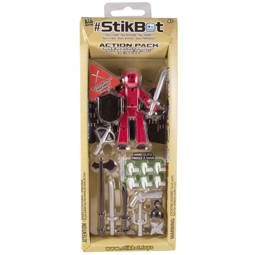 STIKBOT ACTION PACK-ESTILOS DE CABELO E LUTA