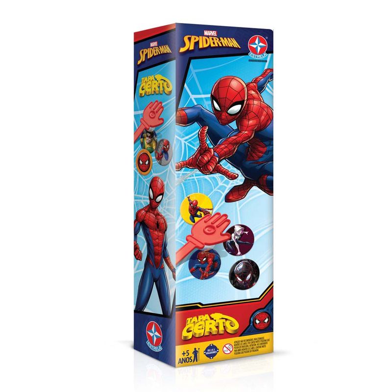 Jogo Tapa Certo Spiderman Embalagem Estrela