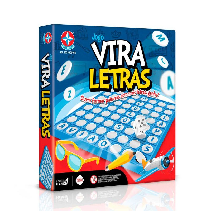 Jogo Vira Letras Embalagem Estrela