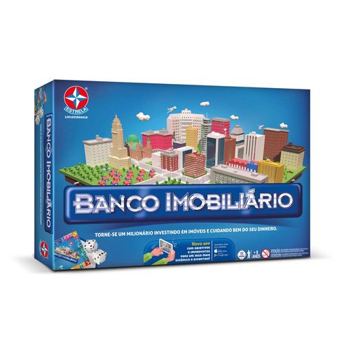 Jogo Banco Imobiliário com aplicativo - Estrela