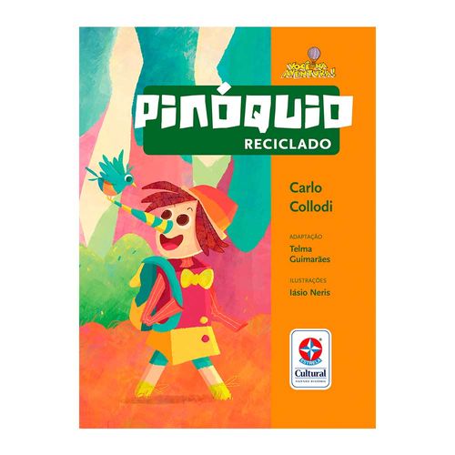 Livro Pinóquio Reciclado - Estrela Cultural