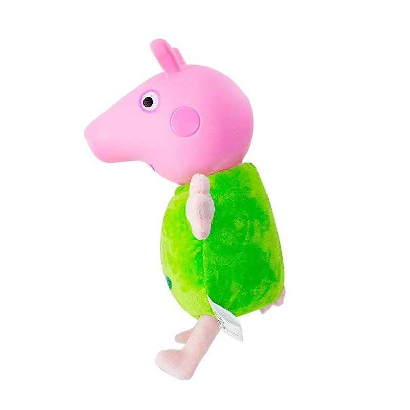 Pelúcia George Pijama cabeça de vinil 34 cm lateral esquerda Produto Estrela