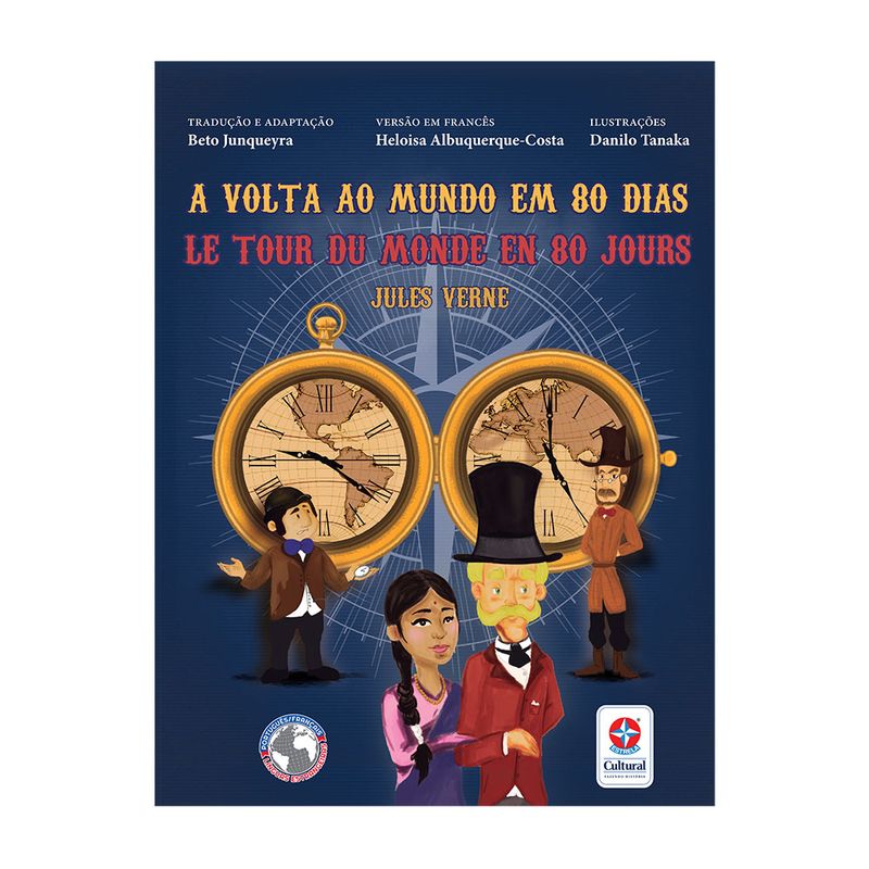 Livro-A-Volta-ao-Mundo-em-80-dias-bilingue-frances-Estrela-Cultural