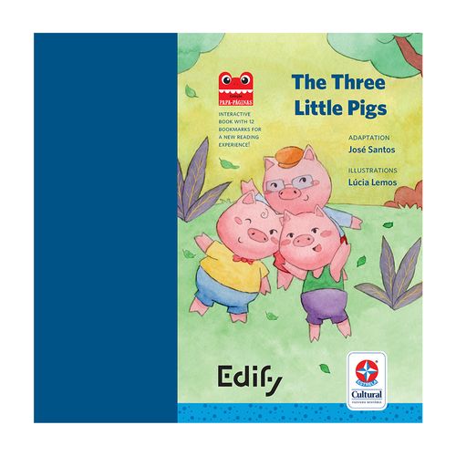 Livro Os Três Porquinhos - Versão em Inglês - Estrela Cultural