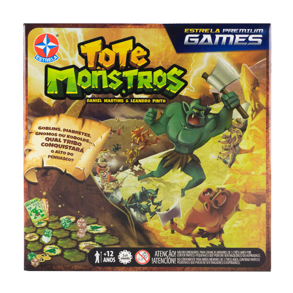 Jogo Tote Monstros - Estrela Premium Games - Estrela