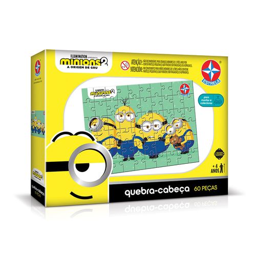 Quebra-cabeça Minions 60 Peças - Estrela