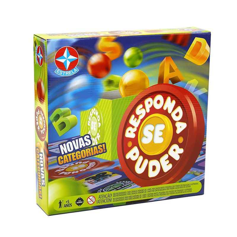 Estrela Jogo Responda Se Puder, Playtoy Brinquedos