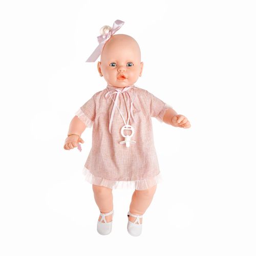 Boneca Meu Bebê Vestido Lilás 60 cm - Estrela