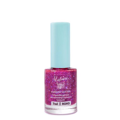 Esmalte Roxo Glitter - Luluca