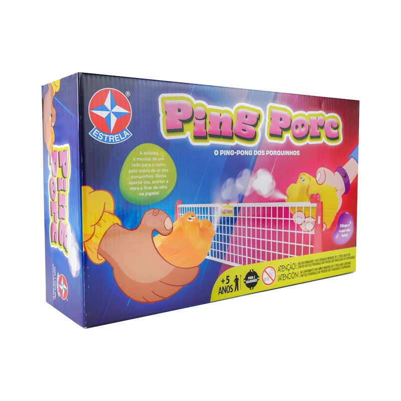 Jogo Ping Pong Porc Porquinho Infantil Brinquedo Interativo