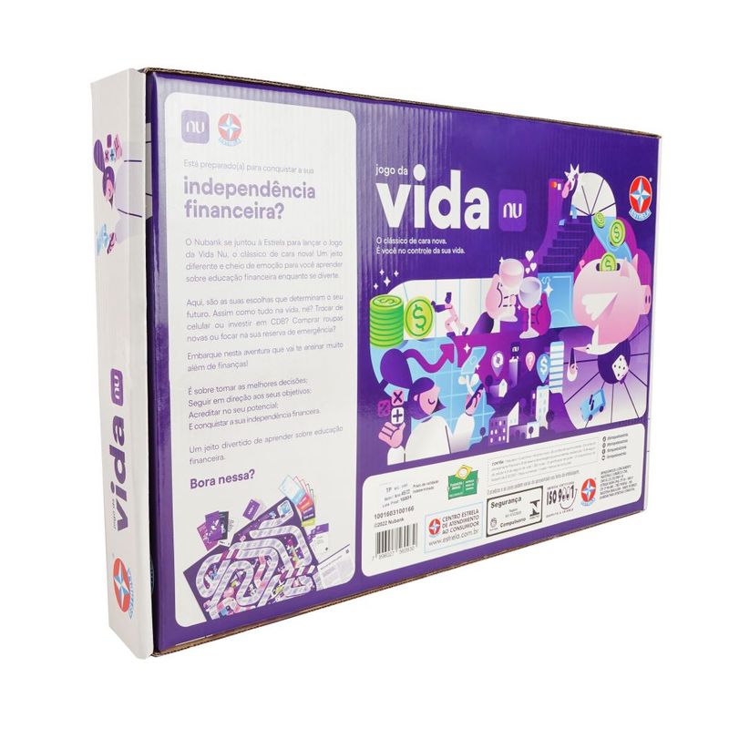 Jogo da Vida Nu: Nubank e Estrela lançam versão exclusiva do Jogo