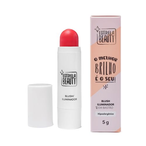 Blush/Iluminador em Bastão Coral