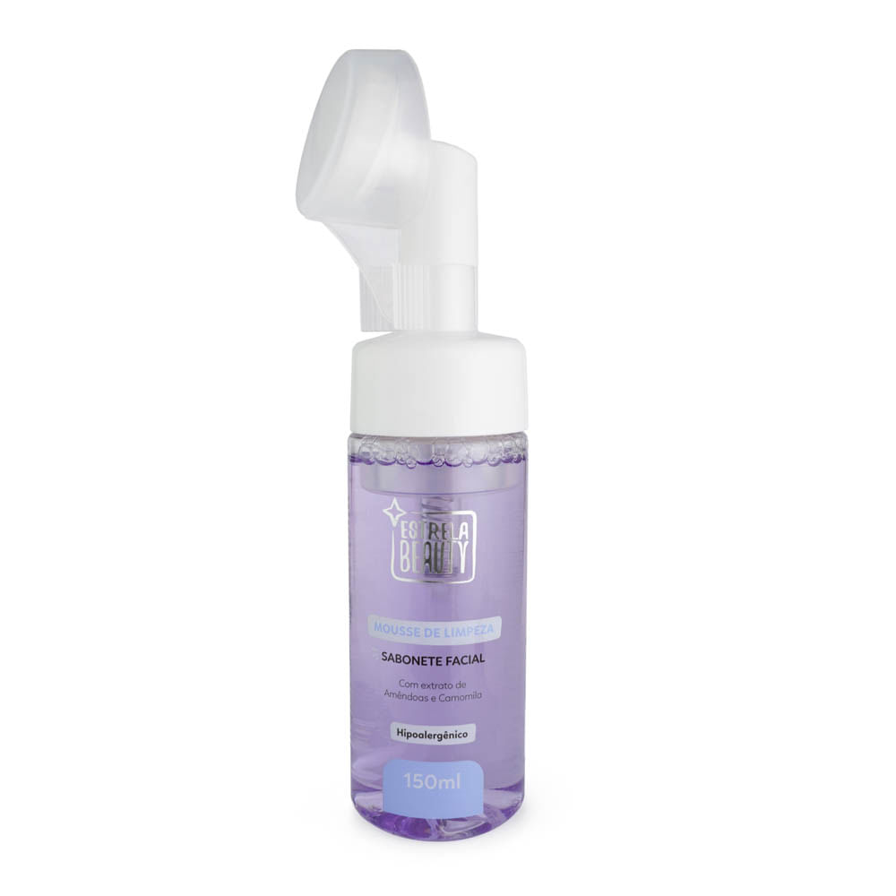 Sabonete Facial Mousse Espuma de Limpeza Pele Limpa e Suave - Estrela