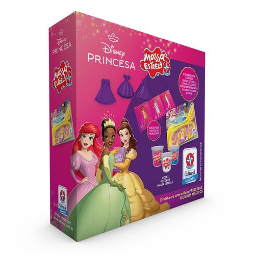 Livro Disney Princesas com Massa Estrela