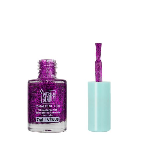 Esmalte Glitter Hipoalergenico Vênus - Estrela Beauty