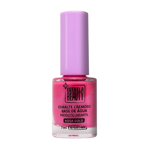 Esmalte Base De Água Rosa Gold - Estrela Beauty