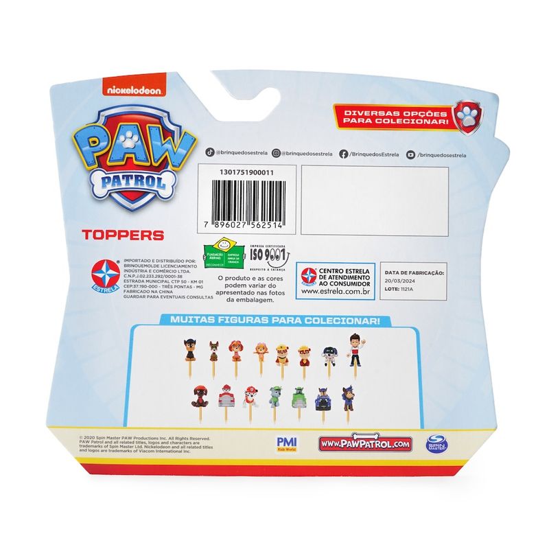 Paw-Patrol-Topper-Unitario-Rubble